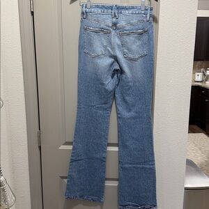 Good American good classic bootcut mini flare jeans 4 27
